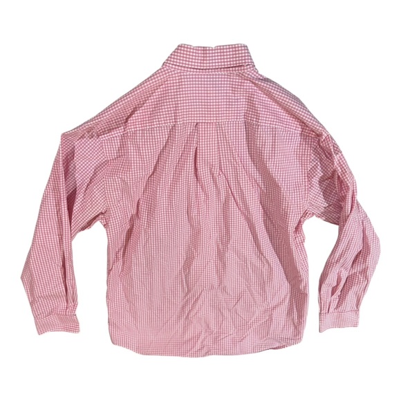 Vineyard Vines Whale Logo Slim Fit Pink Check Classic Fit Tucker Shirt M Gingham - Picture 2 of 5